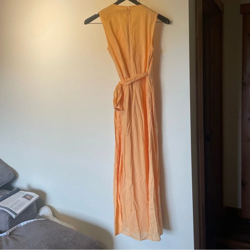 Banana Republic Orange Maxi Dress - Picture 6 of 10